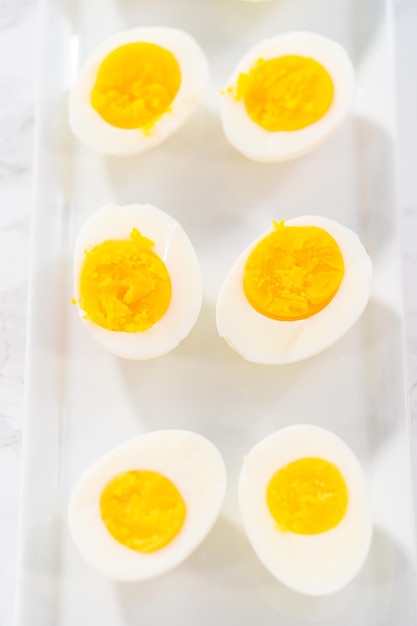 Hard boiled eggs