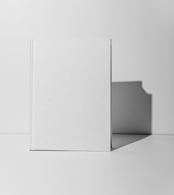 Hard Cover Book Mockup Blank Canvas Hardback