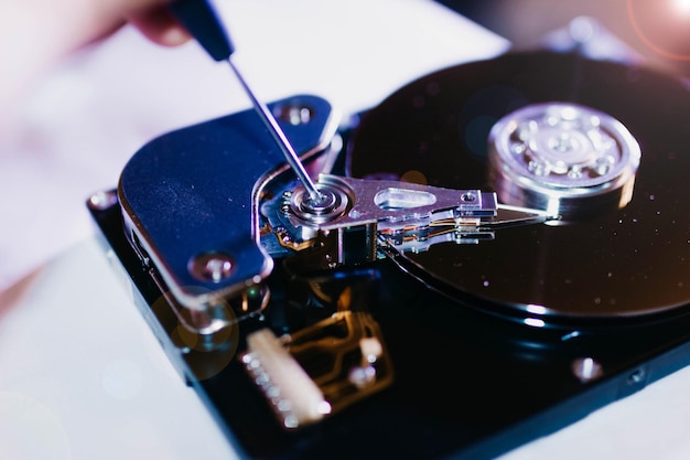 hard disk drive repair workshop