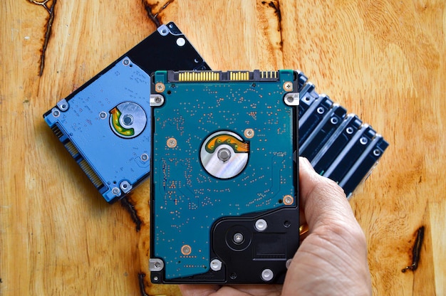 Hard disk drives are still widely used hard drive in hand