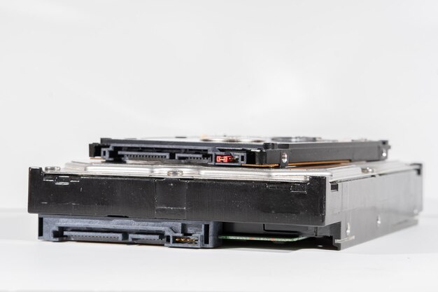 hard disk isolated on a white background computer hdd hard disk drive computer storage memory