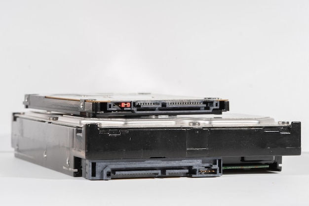 hard disk isolated on a white background computer hdd hard disk drive computer storage memory