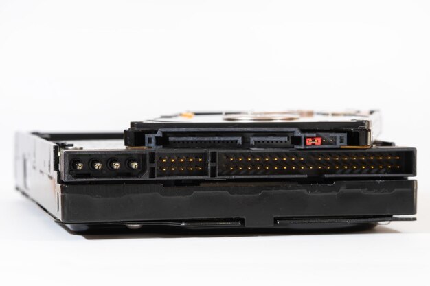hard disk isolated on a white background computer hdd hard disk drive computer storage memory