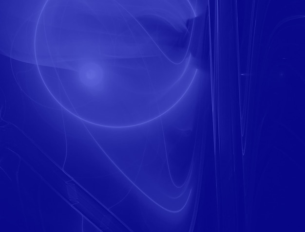 Hard Light Ultramarine Blue Abstract Curved Paper Background Design