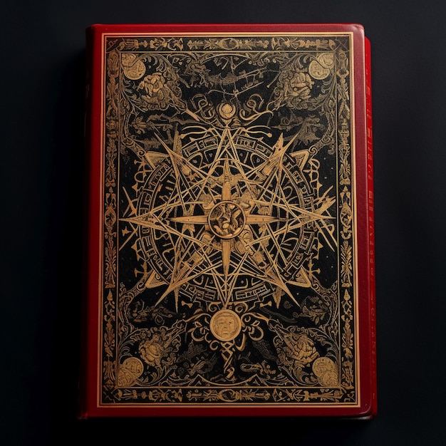 Hardcover ancient book