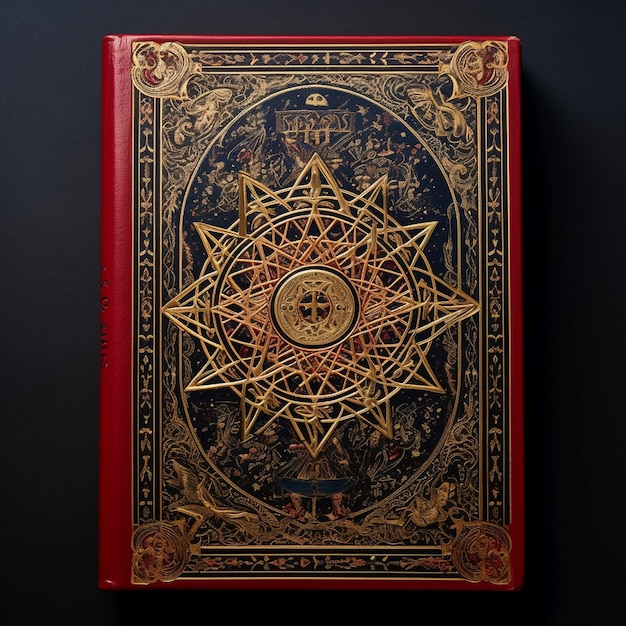 Hardcover ancient book