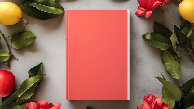 Foto hardcover tijdschrift blank mockup valentine