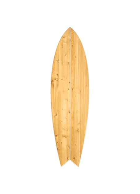 Harde schaal niet-opblaasbaar stand-up paddleboard geïsoleerd op een witte achtergrond
