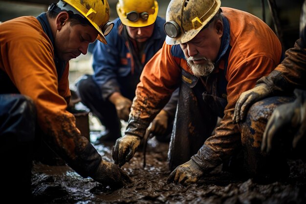 Hardworking people engaged in various tasks