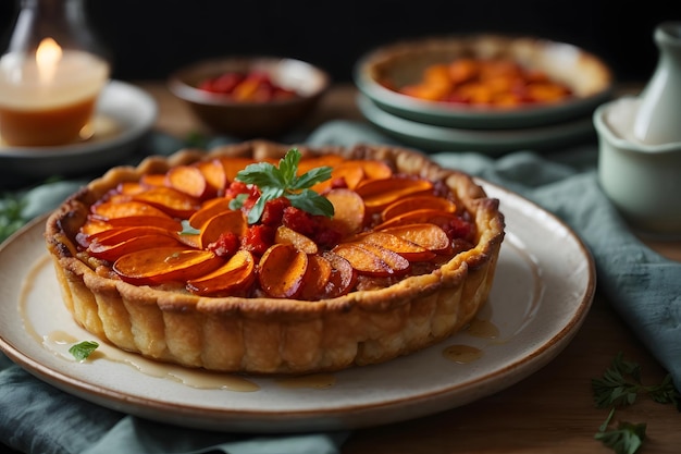 Harissa Zoete Aardappel Tarte Tatin