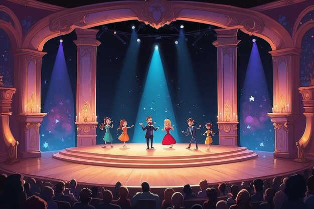 Harmonic Cartoons A Cappella Stage Serenade