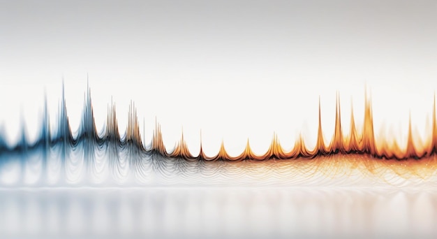 Foto onde armoniche astratto sfondo delle onde sonore