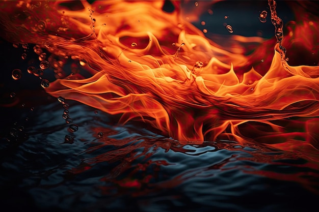 Harmonious macro photographs show reflections of flames on wooden textures