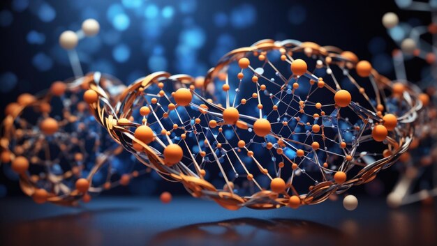 原子の動きの中で DNA のエレガンスを明らかにする創造の調和