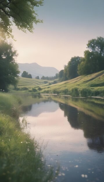 Premium Photo  Harmony Horizons A Glimpse into Peaceful Landscapes