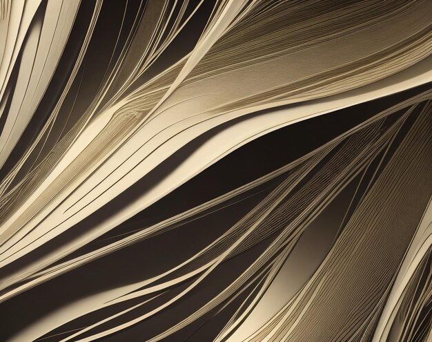 Photo harmony in motion abstract organic lines panorama wallpaper