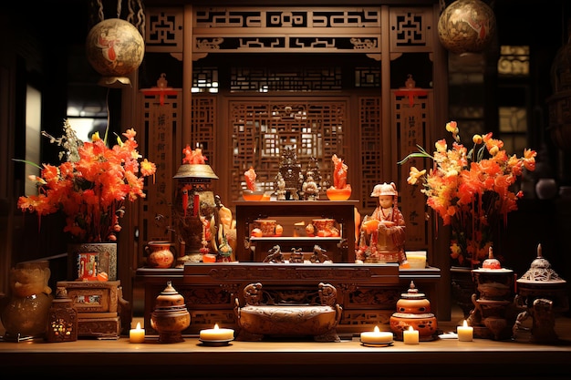 Premium AI Image  Harmony in Tradition Celebrating the Rich Tapestry 