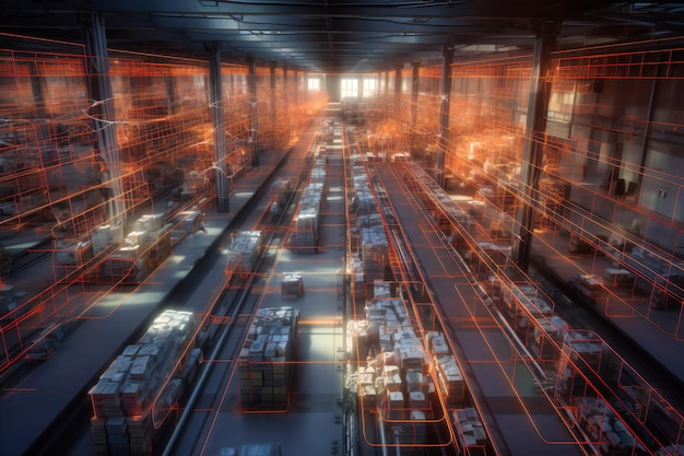 Harness smart technology to optimize distribution streamlining warehouse operations and order tracking