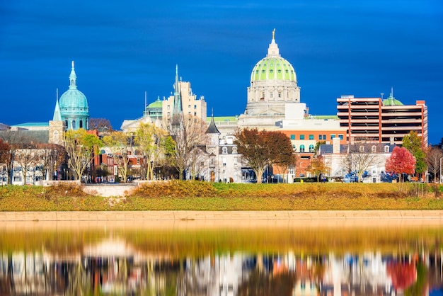 Harrisburg Pennsylvania Skyline