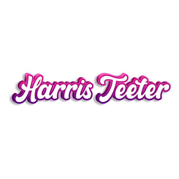 Фото Типография harristeeter 3d-дизайн желтый розовый белый фон фото jpg