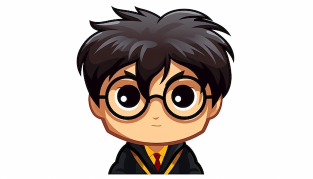 harry potter simple minimal sticker