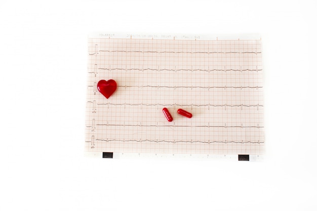 Foto hart elektrocardiogram