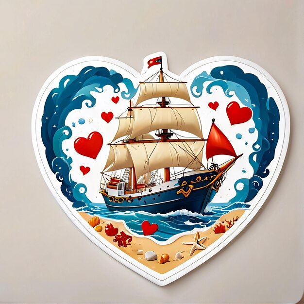 Foto hart stickers 3d hart personage