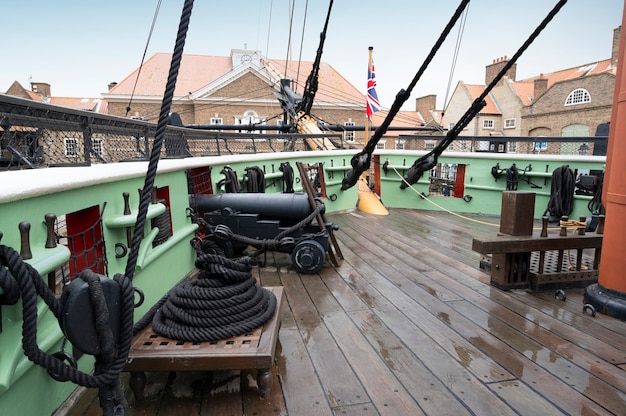 Hartlepool, U.K - July 27, 2021: The National Museum of The Royal Navy , in the North of England. The National Museum of Hartlepool