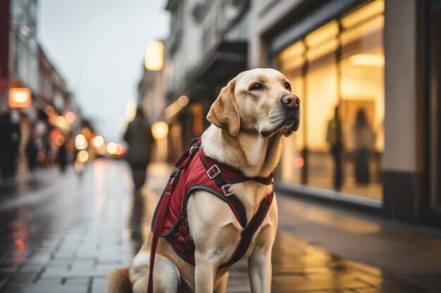 Hartverwarmend moment tussen een geleidehond en een blinde