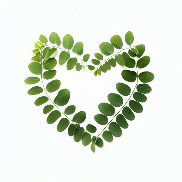 Foto hartverwarmende moringa samenstelling generatieve ai