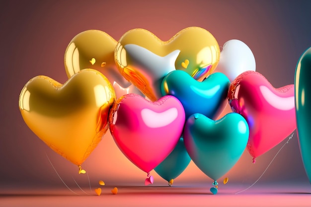 Hartvorm Liefde Romantiek en Valentijnsdag