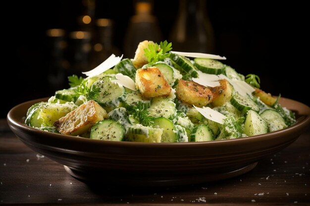 Harvest Moon Caesar Salad Elegance