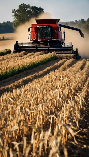 Photo harvest symphony the dance of the combines