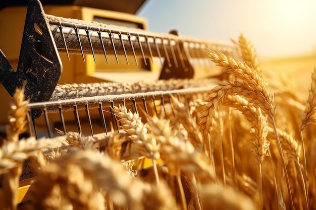 Harvest Time in the Autumn Fields