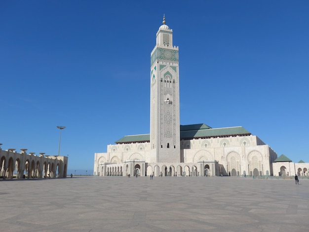 Foto moschea hassan ii casablanca marocco