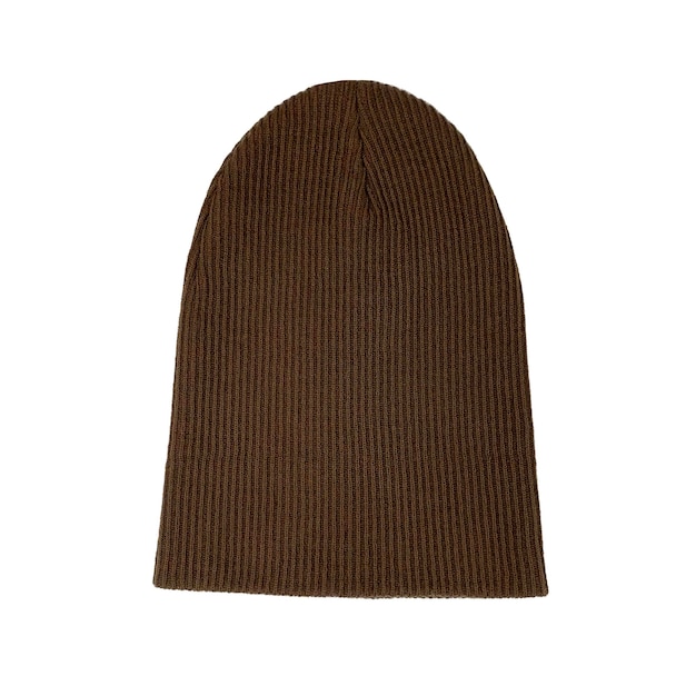 hat brown wool warm fabric