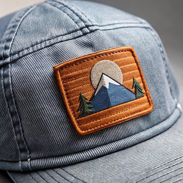 Hat patch template mockup Blank hat patch template for custom designs Hat patch template mockup Blank hat patch template for custom designs