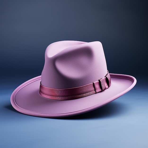 Hat on a purple background Mock ups