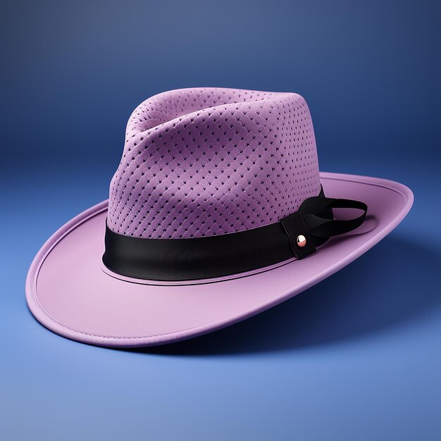 Hat on a purple background Mock ups