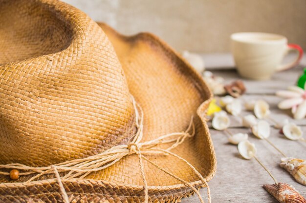 Hat on a table