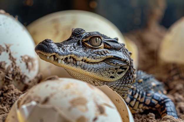 Hatching baby crocodiles at Johnstones Crocodile farm