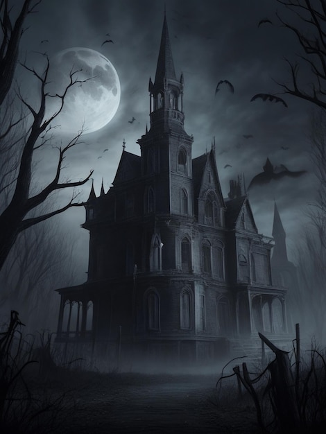 a haunted background spooky night eerie sound