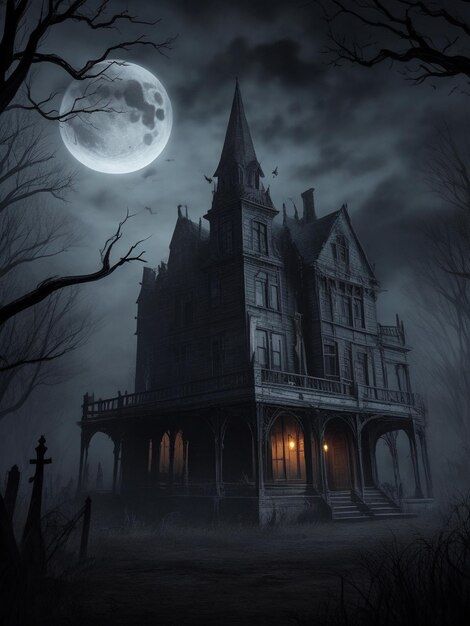 a haunted background spooky night eeriem sound
