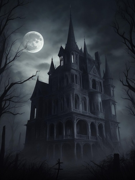 a haunted background spooky night eeriem sound