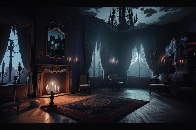 Photo haunted mansion vr