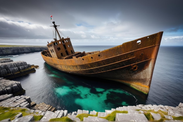 the hauntingly beautiful Plassy shipwreck