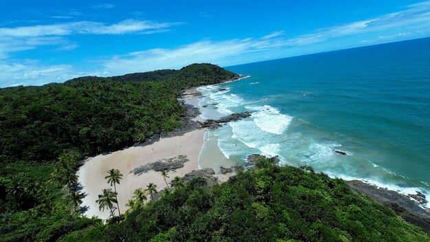 Photo havaizinho beach at itacare in bahia brazil tourism landscape