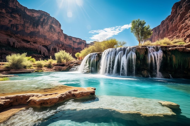 Photo havasu falls escape boutique camp in grand canyon bliss