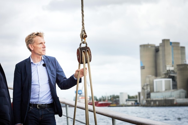 Photo havnedirektor kristian thulsen dahl at tall ship race