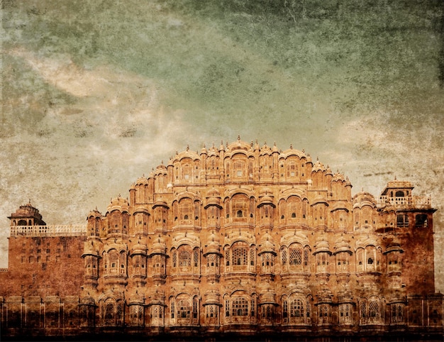 Hawa Mahal Palace of the Winds Jaipur Rajasthan